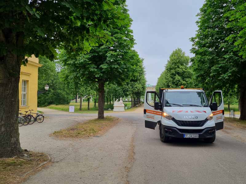 Bauzaun Vermietung in Potsdam Sanssouci